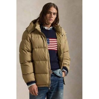 Polo Ralph Lauren gewatteerde jas camel