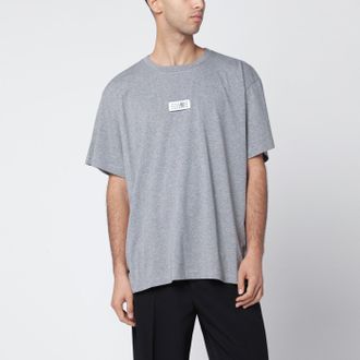 Maison Margiela Light grey T-shirt with Numeric Signature patch
