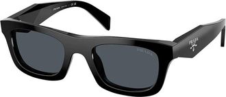 Prada Grey Rectangular Ladies Sunglasses PR C06S 16K70B 50