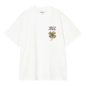 Carhartt Work in Progress Clover Short Sleeve T-Shirt White I036011-02-XX