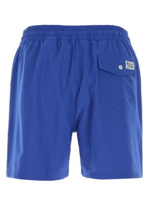 Polo Ralph Lauren Mens Swimming Shorts Blue Polyester Elastane Swimwear