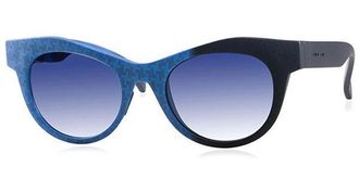 Italia Independent II 0096TPDP 022.021 Womens Sunglasses Blue Size 51