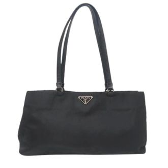Prada Pre-owned Tote Bags, female, Black, Size: ONE SIZE Pre-owned Nylon Tote Bag