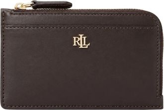 Ralph Lauren Compacte Portemonnee - Dames - Portefeuilles - Bruin - ONE Size - Accessoires