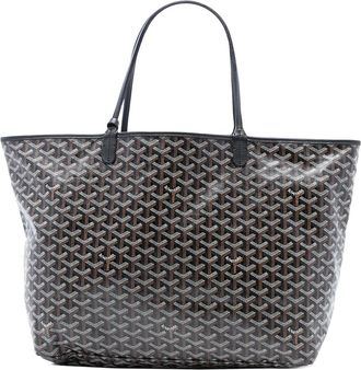 Goyard 2019 Goyardine Saint Louis PM shopper - Zwart