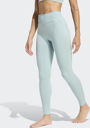 adidas Trainingstights ADIDAS PERFORMANCE ALL ME ESSENTIALS FULL-LENGTH LEGGINGS, Damen, Gr. XXL, N-Gr, wonder sage, wonder sage, normal, gr., Obermaterial: 