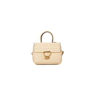 Coccinelle Arlettis Handbag Grained Leather - female - Coccinelle - Handbags - Beige - ONE SIZE - Bags