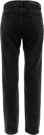 Palm Angels Womens Black Denim Jeans Cotton
