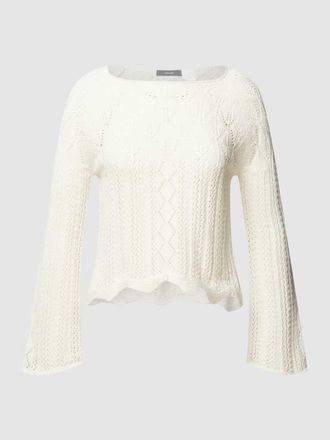 Vero Moda Strickpullover mit Strukturmuster Modell GINGER in Beige, Größe M