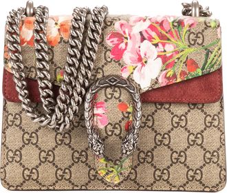 Gucci Pre-owned Womens Blooms Dionysus Mini Shoulder Bag - Beige - One Size