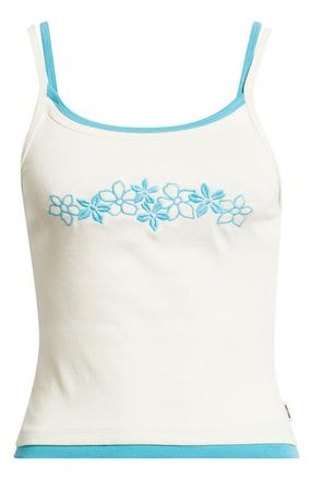 Rip Curl Half Moon Bay Layer Camisole in Bone at Nordstrom, Size Xx-Small