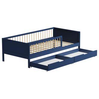 Happy Garden Cama Infantil Con Cajones 190x90cm Azul Oscuro Adam