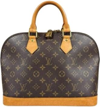 Louis Vuitton Pre-owned Handbags, female, Brown, Size: ONE SIZE Pre-owned Vintage Canvas Handbag