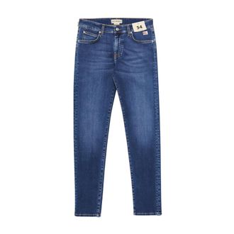 Roy Rogers Slim-fit Jeans, male, Blue, Size: W38 Slim-fit Jeans