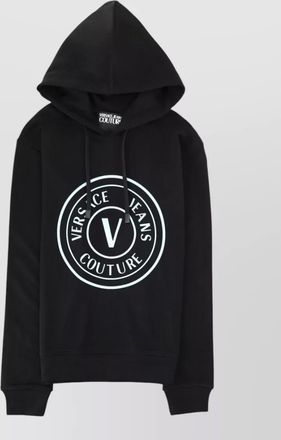 Versace Jeans Couture logo cotton hoodie