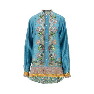 Pierre-Louis Mascia Printed silk shirt Woman S