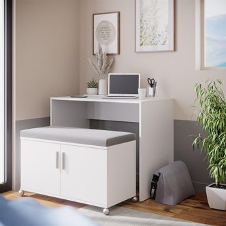Vicco Escritorio Flona, Blanco, 93.2 X 60 Cm