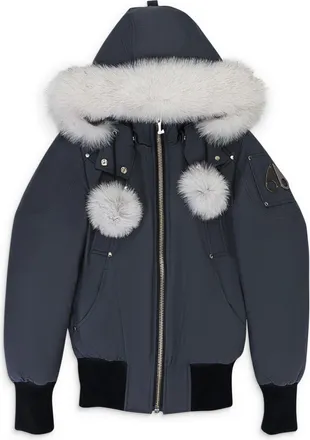 Moose Knuckles DEBBIE BOMBER GRANITE W/NAT BOMBER