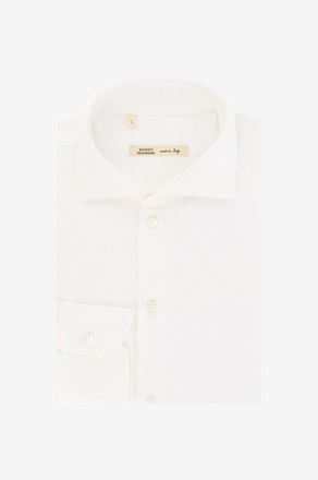 Maurizio Baldassari Hemd aus Baumwollpiqu&eacute;