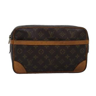 Louis Vuitton Pre-owned Tela clutches - - Pre-owned - Donna - Marrone - ONE SIZE
