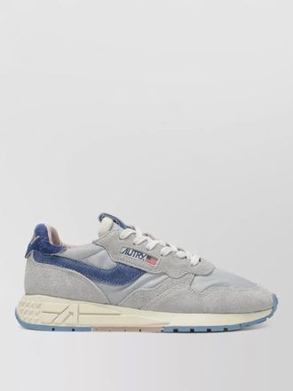Autry sneakers suede panels contrast heel tab