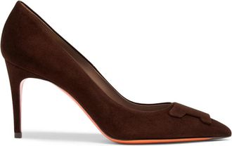 Santoni Sibille Pomp - Dames - Pumps - Bruin - 36 EU - Su&egrave;de - Schoenen