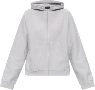 Balenciaga Hoodies & sweatvesten, Dames, Grijs, L, Katoen, The Hoodie