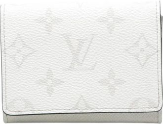 Louis Vuitton Pre-owned Visitekaarthouder - Dames - Vintage Accessoires - Wit - ONE Size - Leer - Vintage