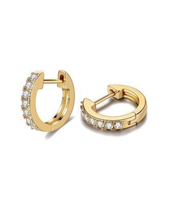 Liv Oliver 18K Plated Cz Earrings