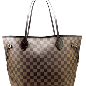 Louis Vuitton Brown Damier Canvas Tote Bag (Pre-Owned)