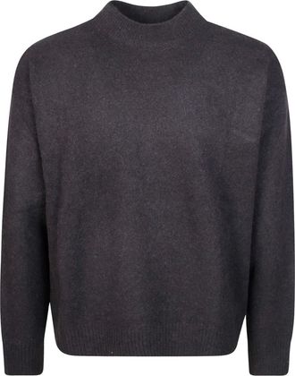 Paolo Pecora Maglia con cappuccio - Knitwear - Hombre - Marr&oacute;n - XL