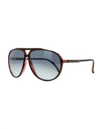 Remo Tulliani Mens Smooth Aviator Sunglasses In Burgundy/ash