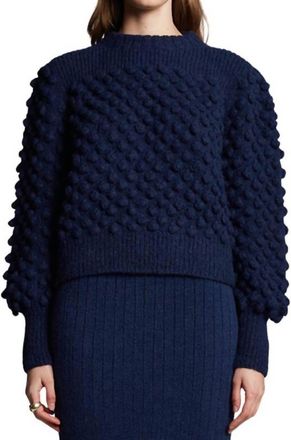 Eleven Six Camila Knitted Sweater In Navy
