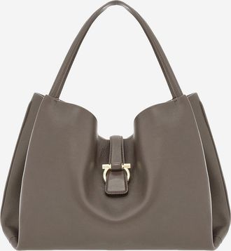 Ferragamo Leather Shoulder Bag