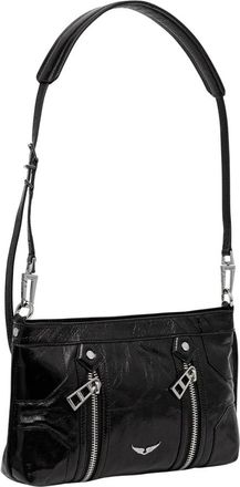 Zadig&Voltaire Sunny Moody Shoulder Bag - Dames - Schoudertassen - Zwart - ONE Size - Leer - Tassen