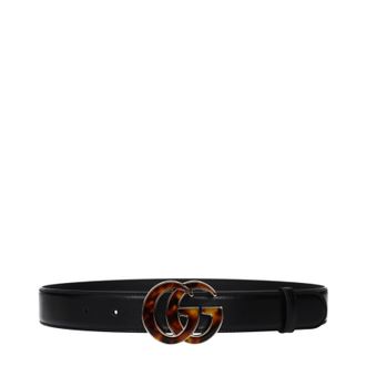 Gucci Marmont Damess Riem Leer Zwart