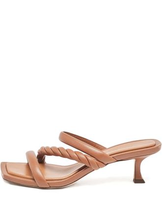 Jimmy Choo London Diosa twisted strap sandals - Brown