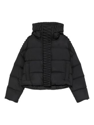 RAXXY quilted hooded puffer jacket - Black