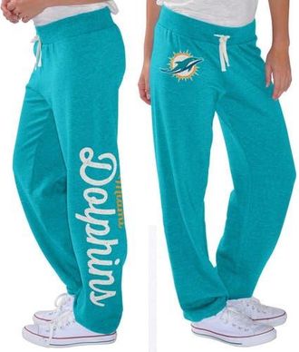 G-III 4Her by Carl Banks Womens G-III 4Her by Carl Banks Aqua Miami Dolphins Scrimmage Fleece Pants at Nordstrom, Size Xx-Large