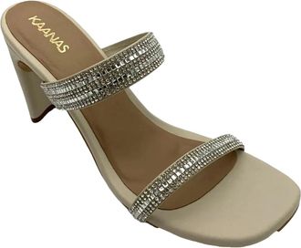 Kaanas Kaanas Celine Double Diamond Band Heel Ice CELINE-ICE Womens