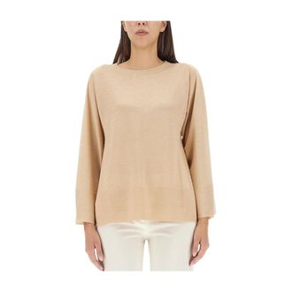 Fabiana Filippi Dames, Truien, Beige, Maat: XS Wol