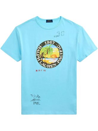 Polo Ralph Lauren T-shirt met logoprint - Blauw