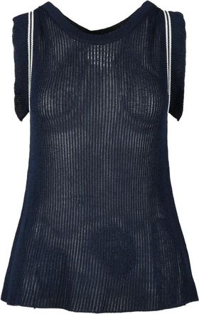 Rocco Ragni Blue Lurex Knit