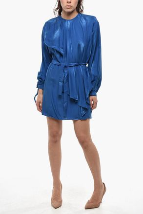 Stella McCartney Silk-Blend Flared Tunic with Belt Stella McCartney