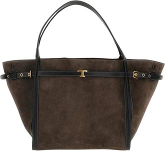 Tod's T Timeless Shopping Bag - Dames - Shoppers - Bruin - ONE Size - Leer - Tassen