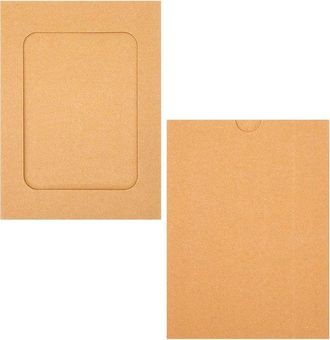 OEM Marcos De Fotos De Cuero (20 Unidades) - Marcos De Fotos - H&aacute;galo Usted Mismo - 11,5 X 15,5 Cm - Incluye 20 Clips De Madera Y Cuerda De C&aacute;&ntilde;amo