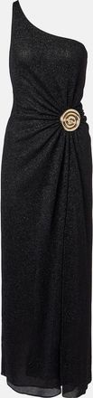 Os&eacute;ree Os&eacute;ree Lumi&egrave;re gathered maxi dress