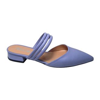 Pollini Schoenen, Dames, Paars, 38 EU, Leer, Sandali Nappa