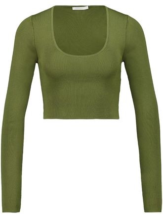 Zimmermann Wylie knitted top - women - Viscose - 1 - Green