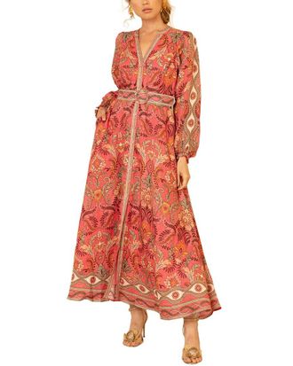 Hale Bob Ryann Linen Maxi Dress